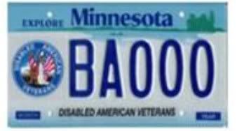 MN Disabled Vet Plate