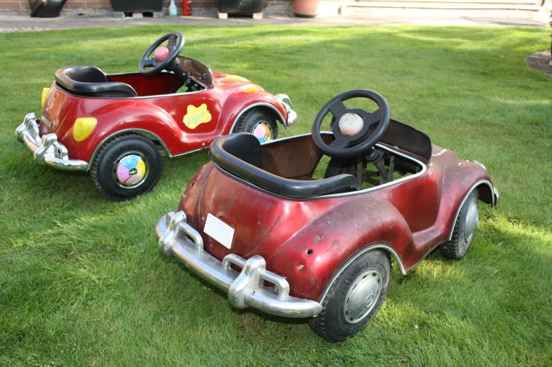 vintage vw beetle pedal car