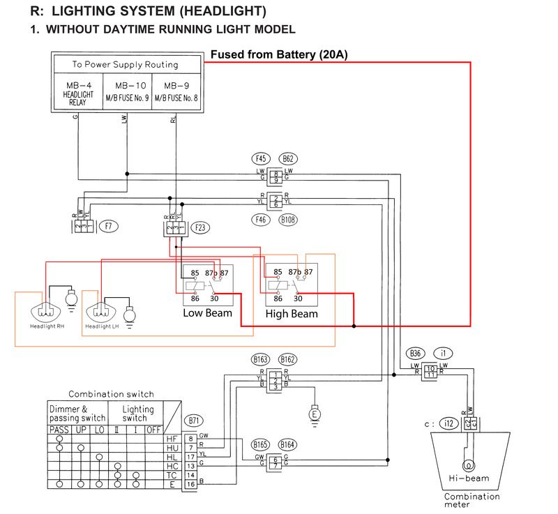 Upgraded Headlight Harness Woes Subaru Impreza Gc8 Amp Rs