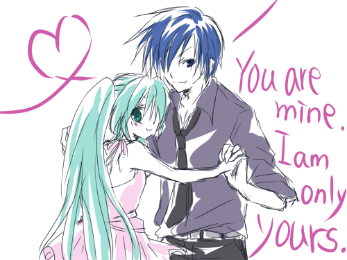 miku and kaito Pictures, Images and Photos
