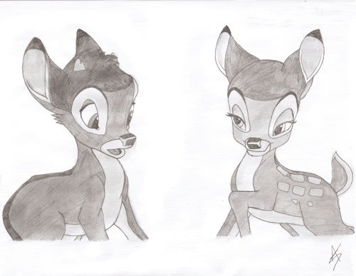 Bambi And Faline. Bambie.gif Bambi and Faline