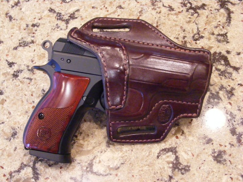Best leather OWB holster for a CZ 75 compact? Indiana Gun Owners