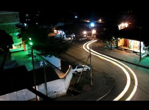 Mlango Moja at night