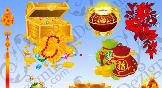 Free Download Oriental Treasure Vector