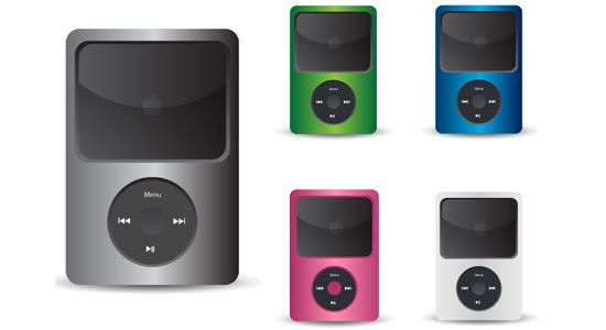 Free IPod Vector Icons