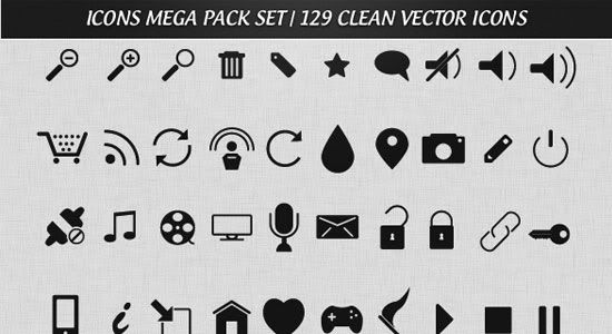 Free Mega Pack Vector Icons Set