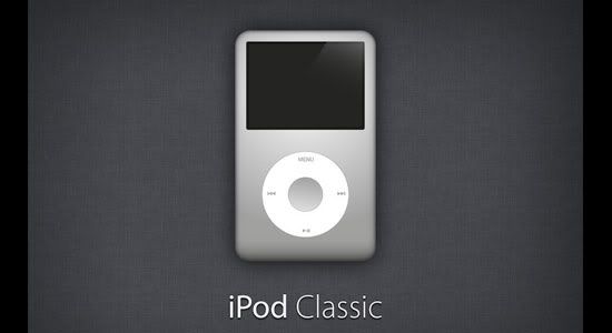 ai, apple, Apple iPod Classic Vector, download, EPS, free, grey, ipod, ipod classic, vector, vectors
