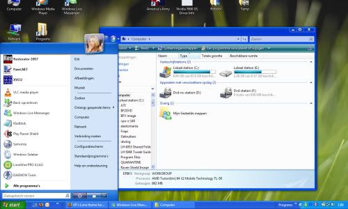 desktop themes for vista. XP Luna Theme – Windows Vista