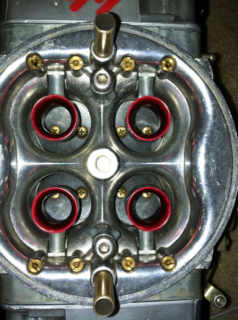 For Sale Holley 750 DP Blow through carb and carb hat Ford Mustang