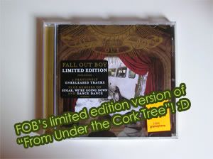 Fall Out Boy's From Under The Cork Tree :D