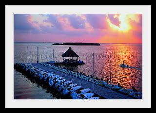 Boat dock near Chetumal