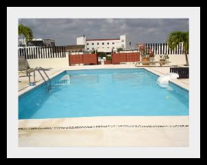 common rooftop pool, condos near Coco Beach Playa del Carmen