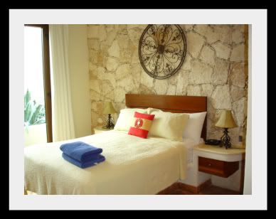 master bedroom in Playa del Carmen luxury condo hotel