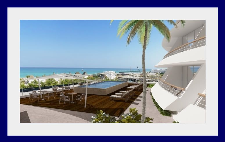 view Seacoast rendering mamitas beach playa del carmen