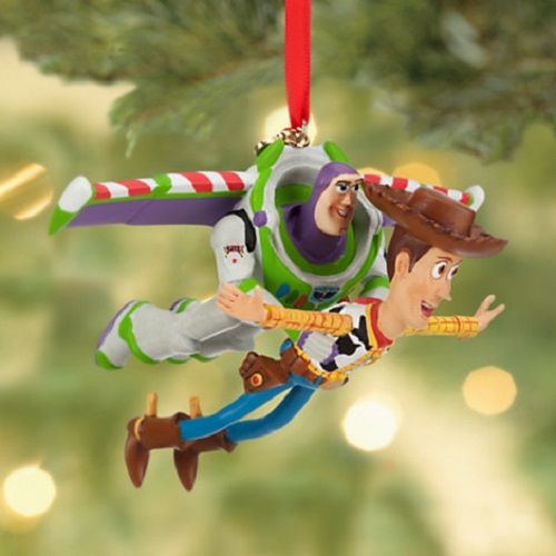 Disney 2013 Toy Story 2 WOODY & BUZZ LIGHTYEAR CHRISTMAS TREE ORNAMENT