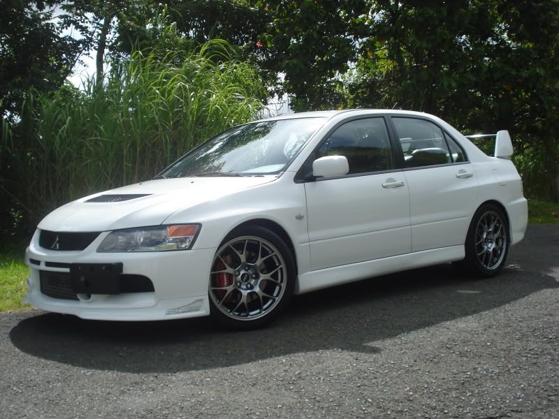 These wheels are lighter than the BBS Evo 9 MR Fitment it's perfect Enjoy