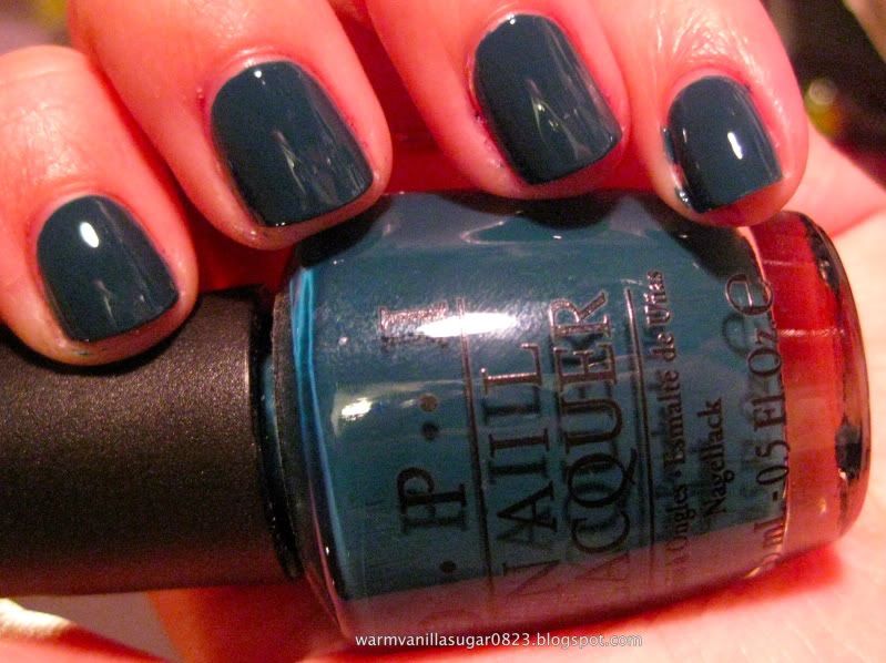 OPI,OPI Ski Teal We Drop,OPI Swiss,warmvanillasugar0823