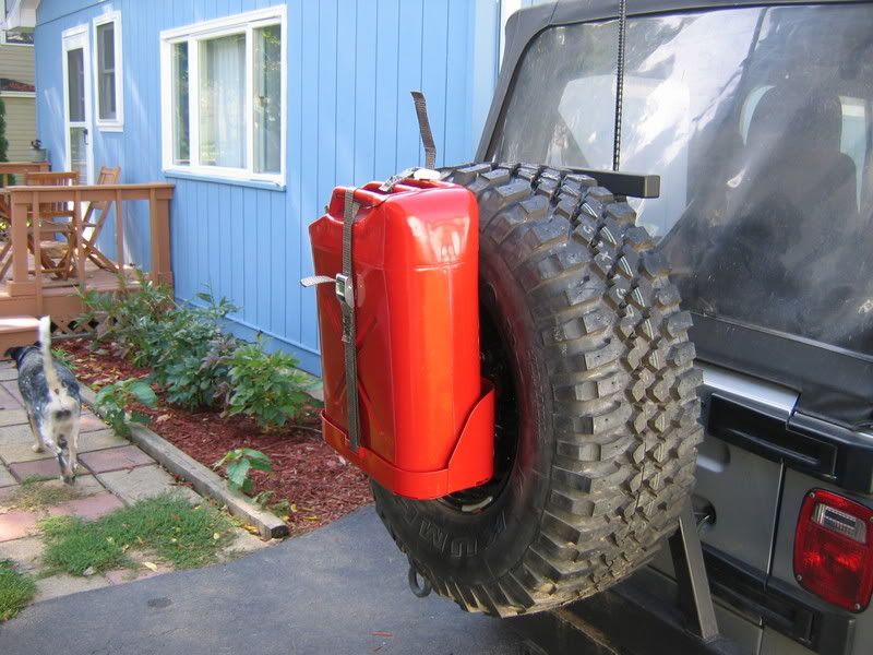 Homemade Jerry Can Mount