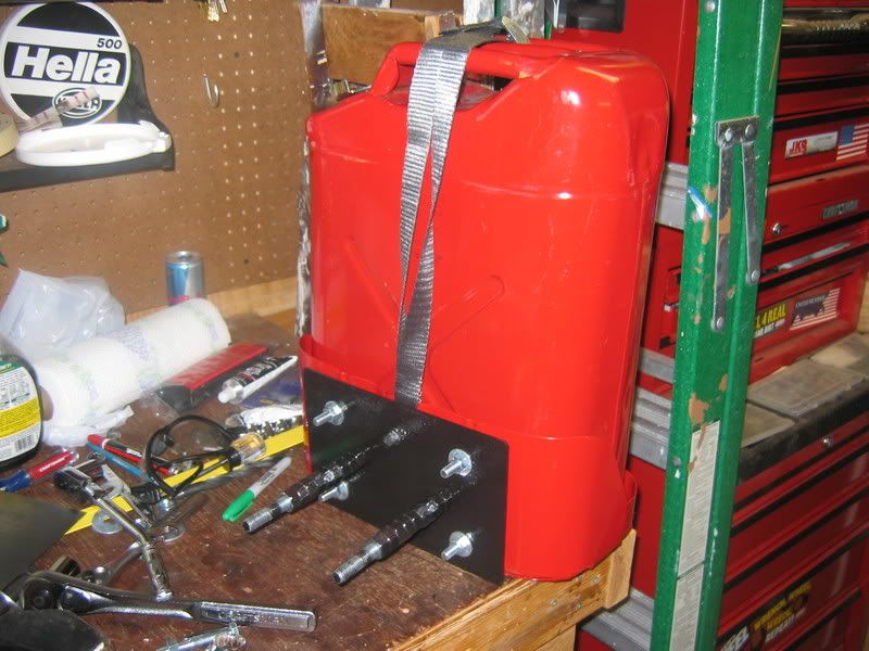 Homemade Jerry Can Mount