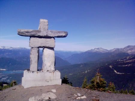 mount whistler canada's symbol for the winter olympics in 2010