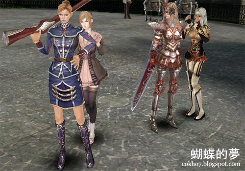 granado espada - kuassary family - renae, rei, and rukia - girl scout, catherine, and female fighter