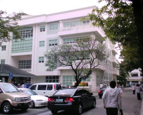 the student center in front of the ust library