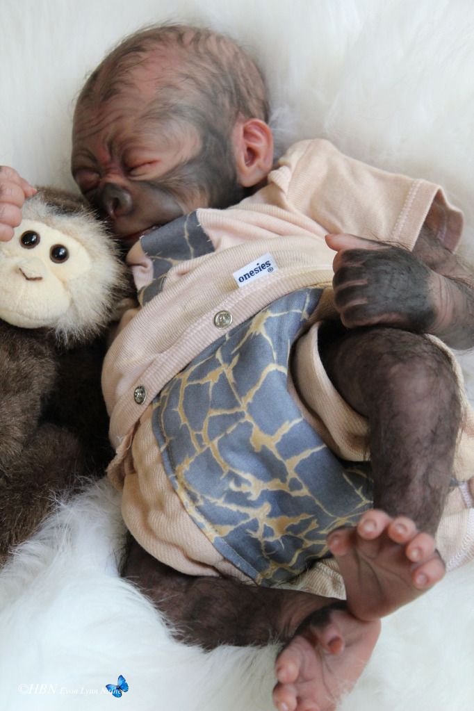 reborn gorilla doll