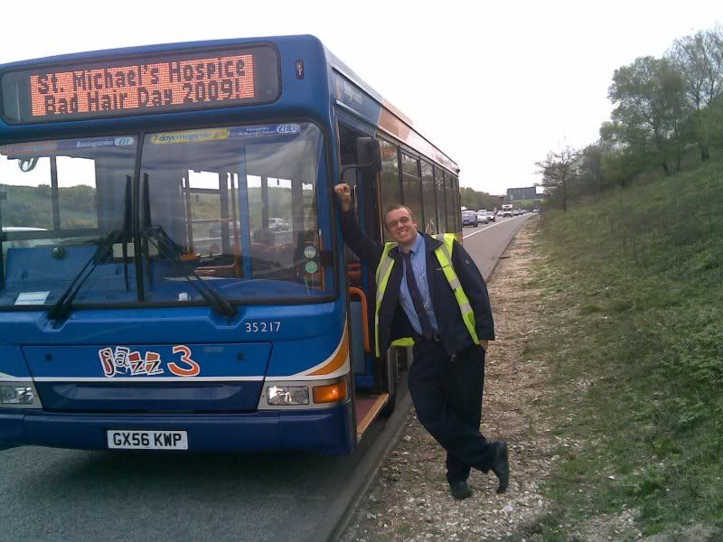 Basingstoke bus with LED display