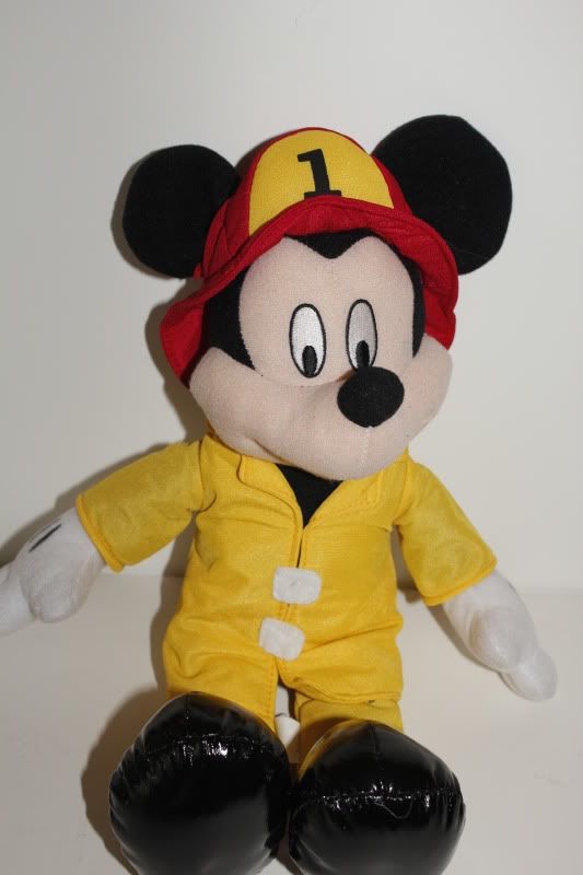 mickey mouse fireman figurine