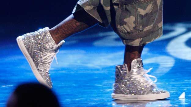 The sneaker heads were buzzing about Lil Wayne's sequined Supra Skytops when 