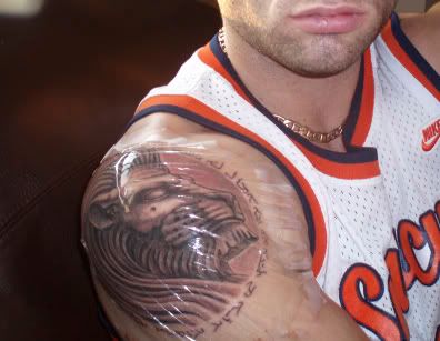 My first reaction to it was "that would make a wicked tattoo.