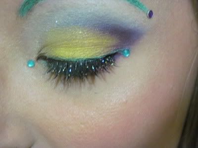 yellow/purple/teal