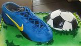Soccer shoe cake