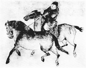 ภาพการฝึกม้า หลีหลงเหมียน ราชวงศ์ซ่ง
