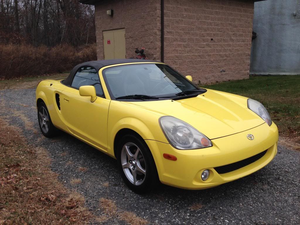 Sell Used 2003 Toyota Mr2 Spyder 62k Miles Yellow W