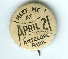 1911 Opening Day Pin