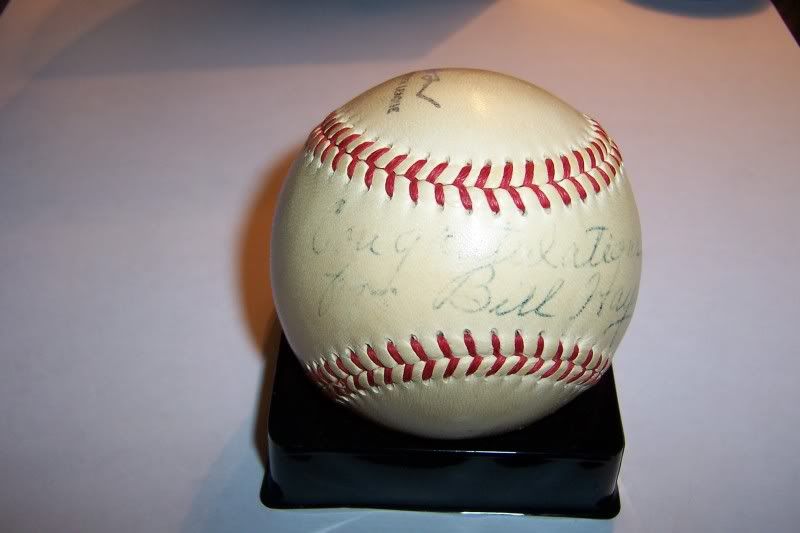 1953 Contest Ball-Bill Hayes Autograph