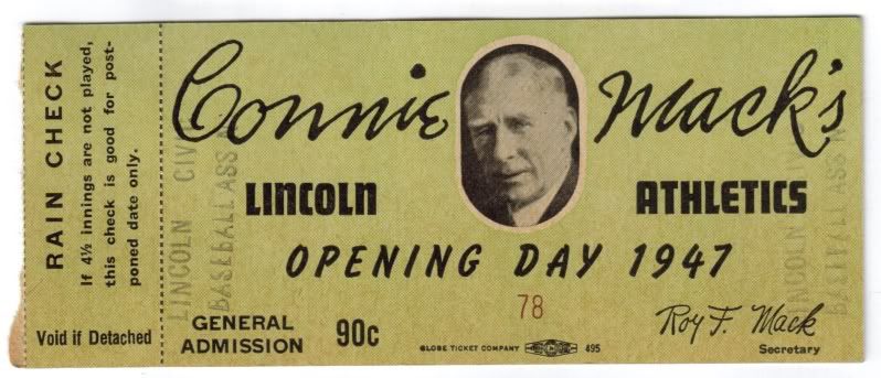 1947 Opening Day Ticket Stub photo 1947opener.jpg