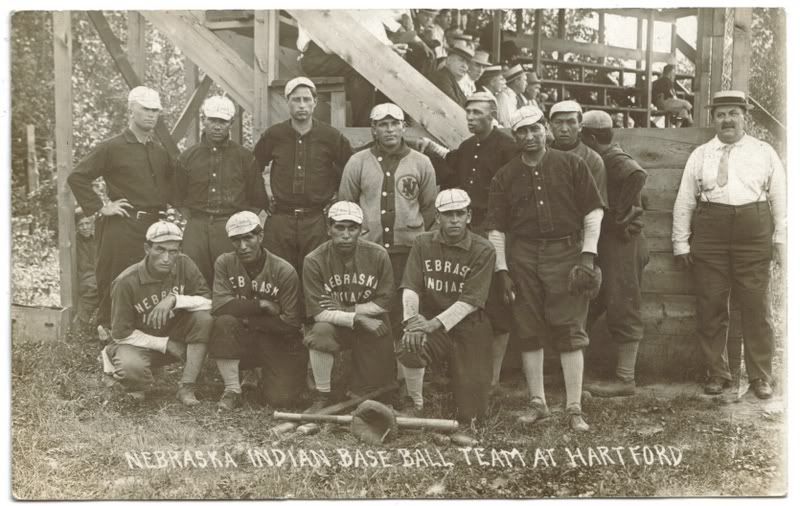 Nebraska Indians at Hartford, WI 1910