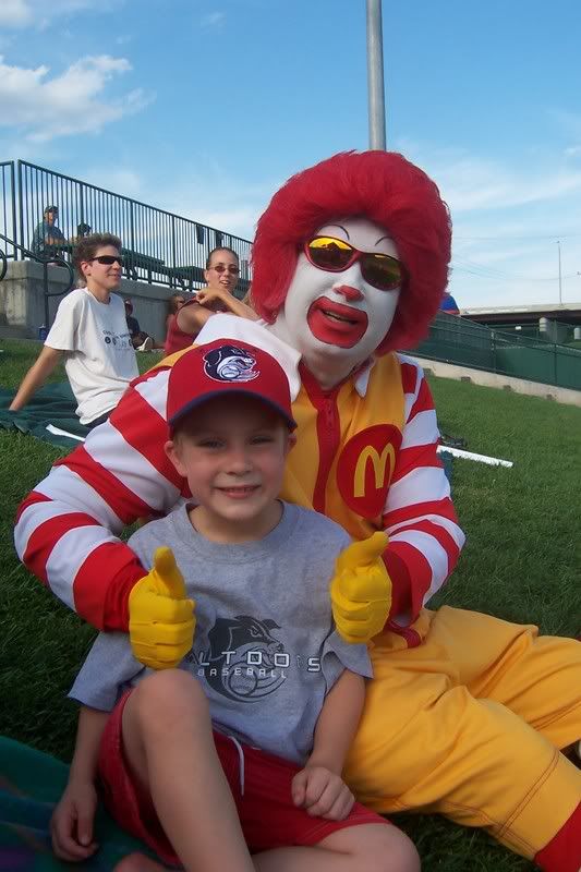 Nick with Ronald