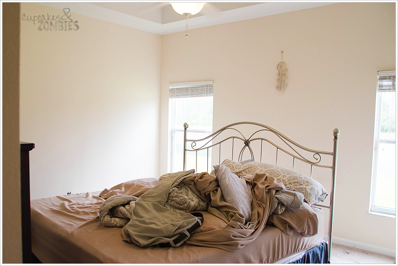 master bedroom before make-over