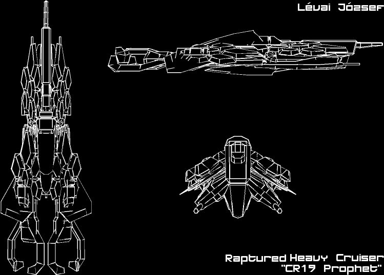 CR19 Prophet Heavy Cruiser Blueprint