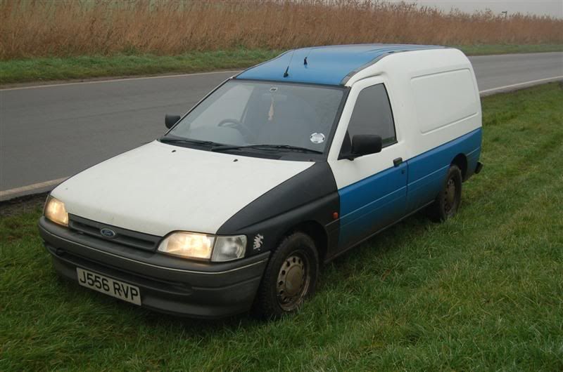 Its a 1991 Ford Escort 18d van ex British Gas Its taxed and tested until 