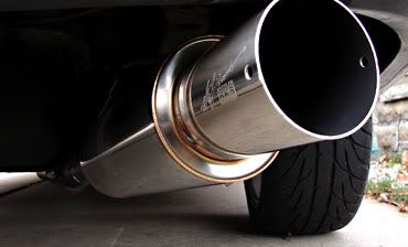 HKS Hi-Power exhaust on 1991 Eagle Talon AWD.