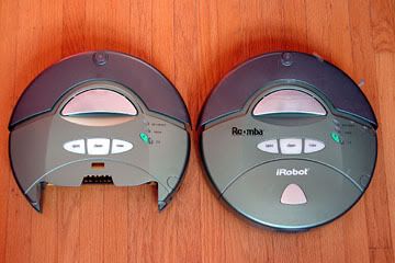 Fraternal Roomba twins separated at birth.