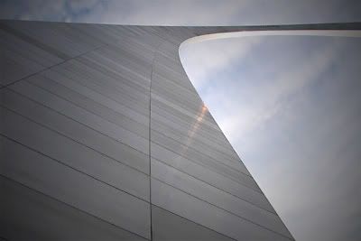 Stainless steel glory - the Gateway Arch. Image possibly for sale. I'll let you know.