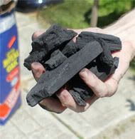 Good sized chunks of Royal Oak charcoal!