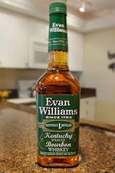Evan Williams green label makes other bourbons green with envy!