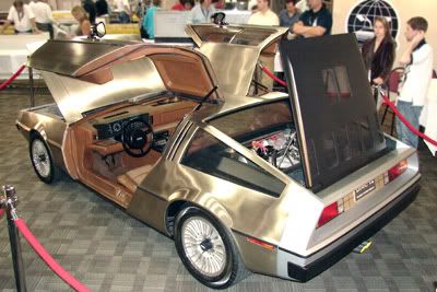 DeLorean Prototype 1. Please don't have sex on the hood. Or touch it.