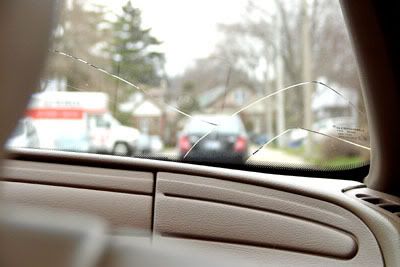 Police will stop you for possession of both kinds of crack: cocaine, and windshield.